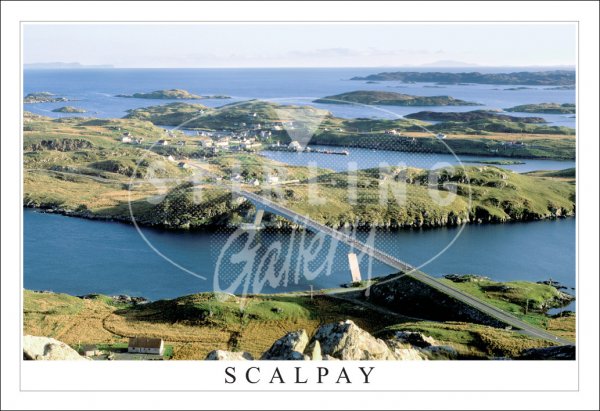 Scalpay, Bridge over kyles Scalpay Postcard