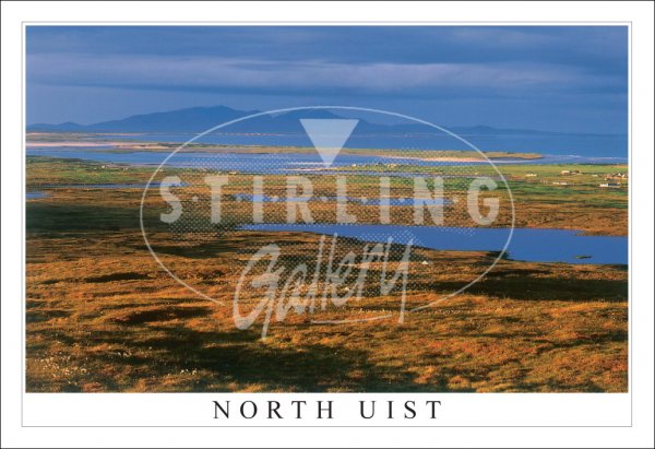 Kirkibost, North Uist Postcard