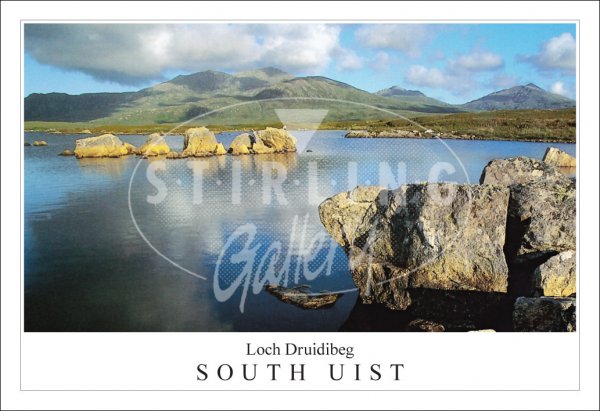 Sout Uist , Loch Druidibeg Postcard (H SG)