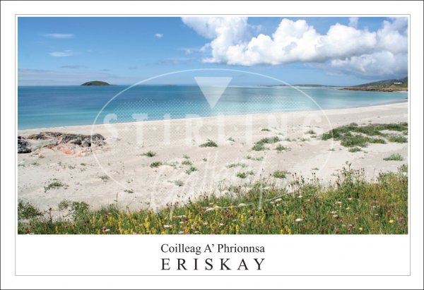Coilleag A' Phrionnsa, Beach, Eriskay Postcard