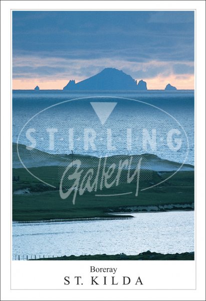 Boreray - St. Kilda from North Uist Postcard