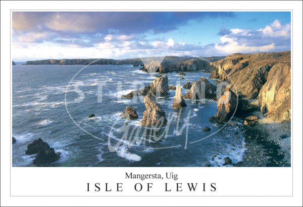 Mangersta Stacs, Isle of Lewis Postcard