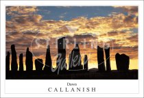 Callanish, Dawn Silhouette Postcard