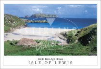 Bosta Iron Age House - Isle of Lewis Postcard (H SG)