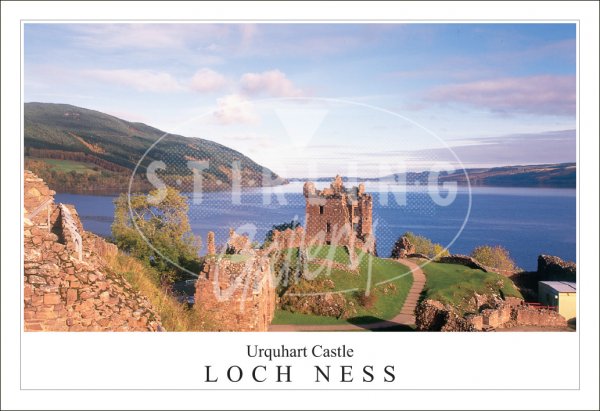 Urquhart Castle - Loch Ness, Morning Light Postcard (H SG)