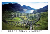 Glenfinnan Viaduct, over to Loch Shiel Postcard