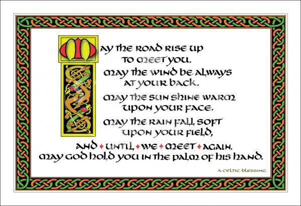 Celtic Blessing, A Postcard