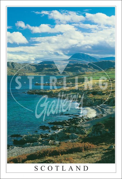 Gruinard Bay from Gruinard Hill, Scotland Postcard