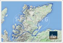 NC500 Official Route Map Postcard
