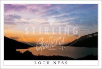 Loch Ness, Blue Sunset Postcard