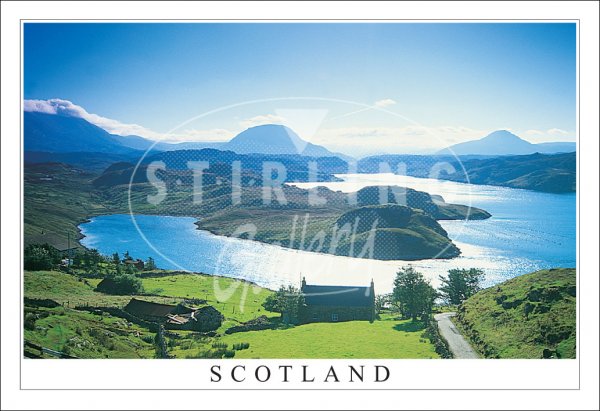 Loch Inchard, near Kinlochbervie, Scotland Postcard