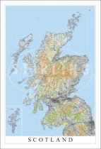 Scotland Map Postcard