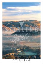 Morning Mist, Wallace Monument, Bridge, Stirling Postcard
