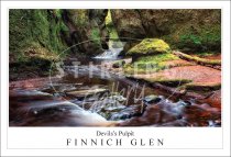 Devil's Pulpit, Finnich Glen, Outlander Postcard