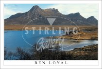 Ben Loyal from Lochan, near Tongue, Sutherland Postcard