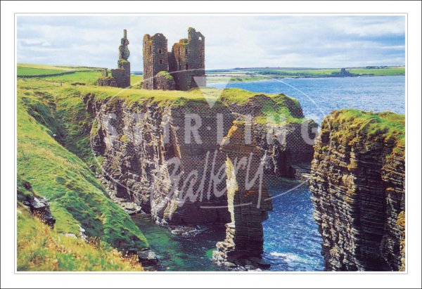 Castle Girnigoe, Noss Head, Wick, Caithness Postcard