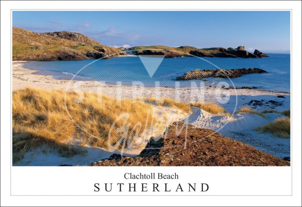 Clachtoll Beach - Sutherland Postcard