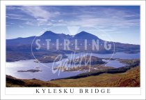 Kylesku Bridge, Loch Glendhu to Quinag, Sutherland Postcard (H SG)