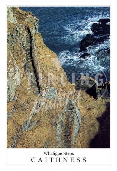 Whaligoe Steps - Caithness, near Wick Postcard