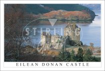 Eilean Donan Castle from Above, Winter Morning Postcard