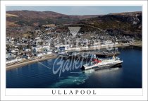 Ullapool, MV Loch Seaforth enters harbour Postcard