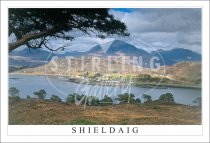 Shieldaig, over Upper Loch Torridon Postcard