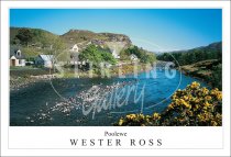 Poolewe - Wester Ross, River Ewe Postcard