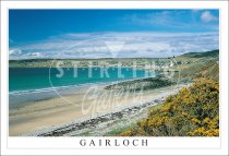 Gairloch, long view, springtime Postcard