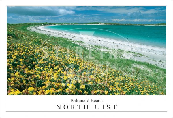 Balranald Beach - North Uist, Machair Postcard