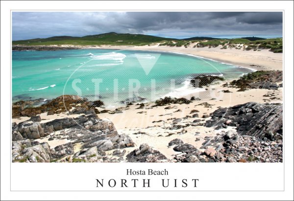 Hosta Beach - North Uist Postcard