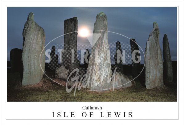 Callanish Moon - Isle of Lewis Postcard