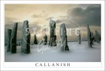 Callanish Winter Snow, Isle of Lewis Postcard