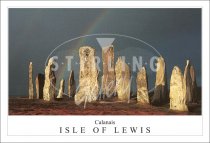 Calanais - Isle of Lewis, Rainbow Postcard