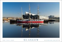 Glasgow - Tall Ship, Riverside Museum Postcard