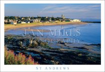 St Andrews, East Sands From Kinkell Braes Postcard