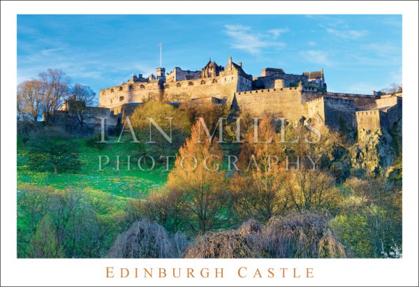 Edinburgh Castle, Early Spring Postcard