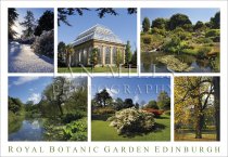 Royal Botanic Garden, Edinburgh, Multi View Postcard