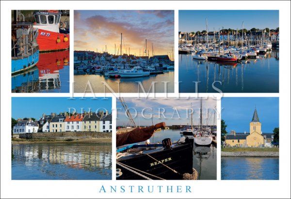 Anstruther, Multi Postcard