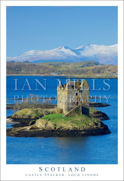 Castle Stalker, Loch Linnhe - Scotland Postcard