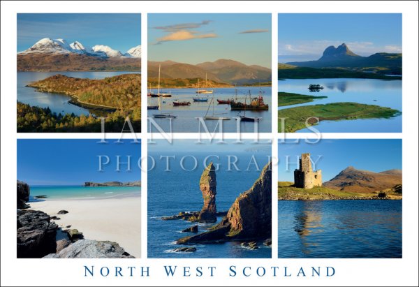 North West Scotland, Multi View Postcard