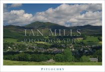 Pitlochry, View across town to hills beyond (H std IM)
