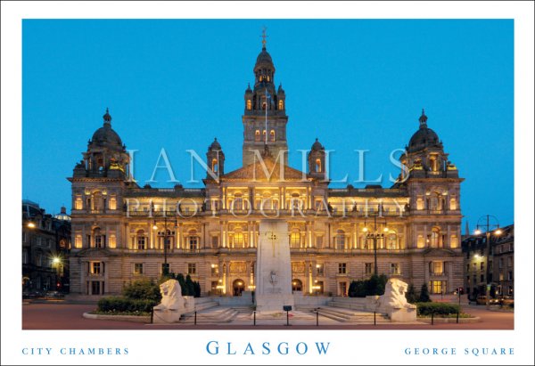 Glasgow - City Chamber, George Square Postcard