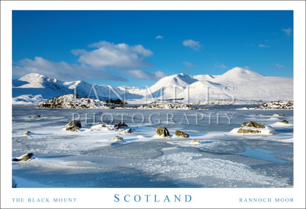 Black Mount, Rannoch Moor - Scotland Postcard
