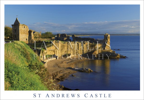 St Andrews Castle, from Cliffside (H std IM)