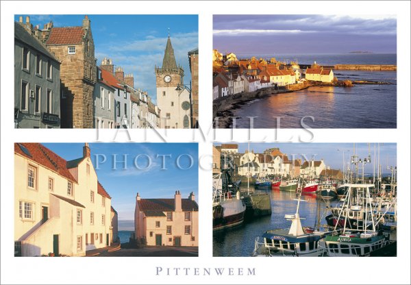 Pittenweem, Multi Postcard