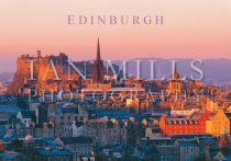 Edinburgh Castle seen from Salisbury Crags at Dawn Magnet