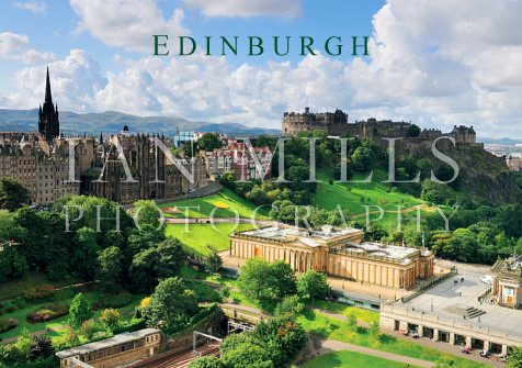 Edinburgh National Gallery & Castle Magnet