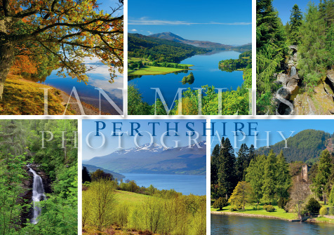 Perthshire - Multi view 6 Images Magnet