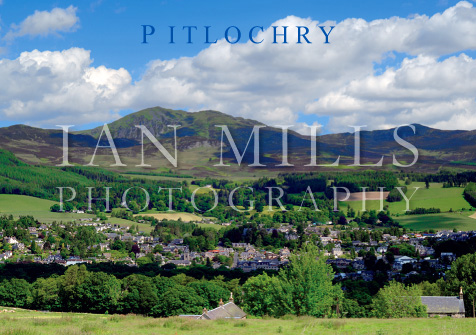 Pitlochry, Across to Ben Vrackie beyond Magnet