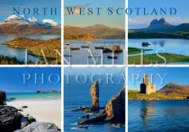 North West Scotland, Multi view 6 images Magnet